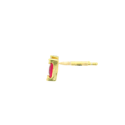 Ruby Touch 925 sterling silver earrings